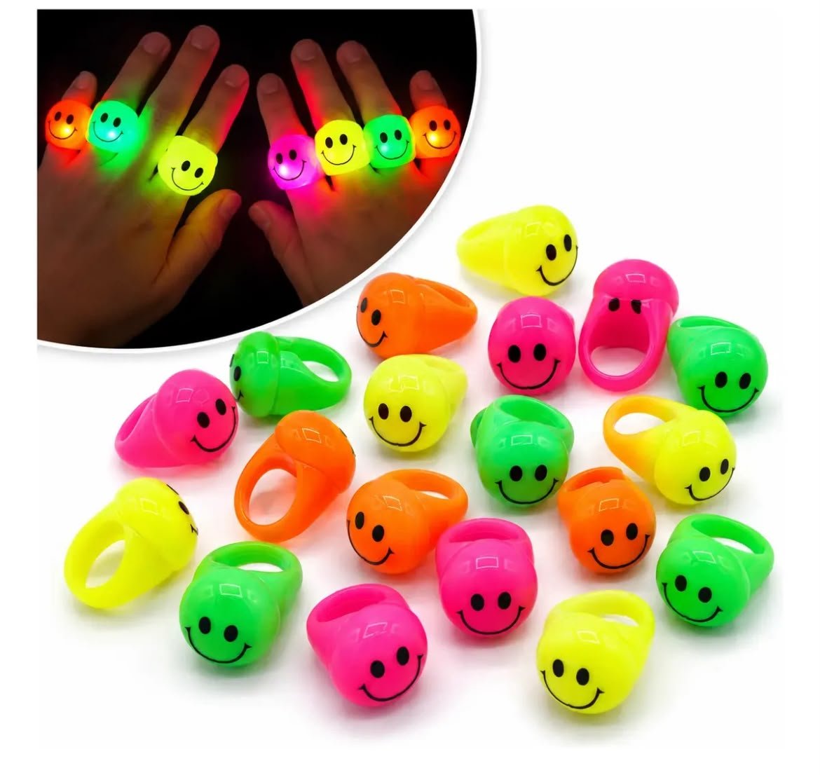 anillos dedos c/luz